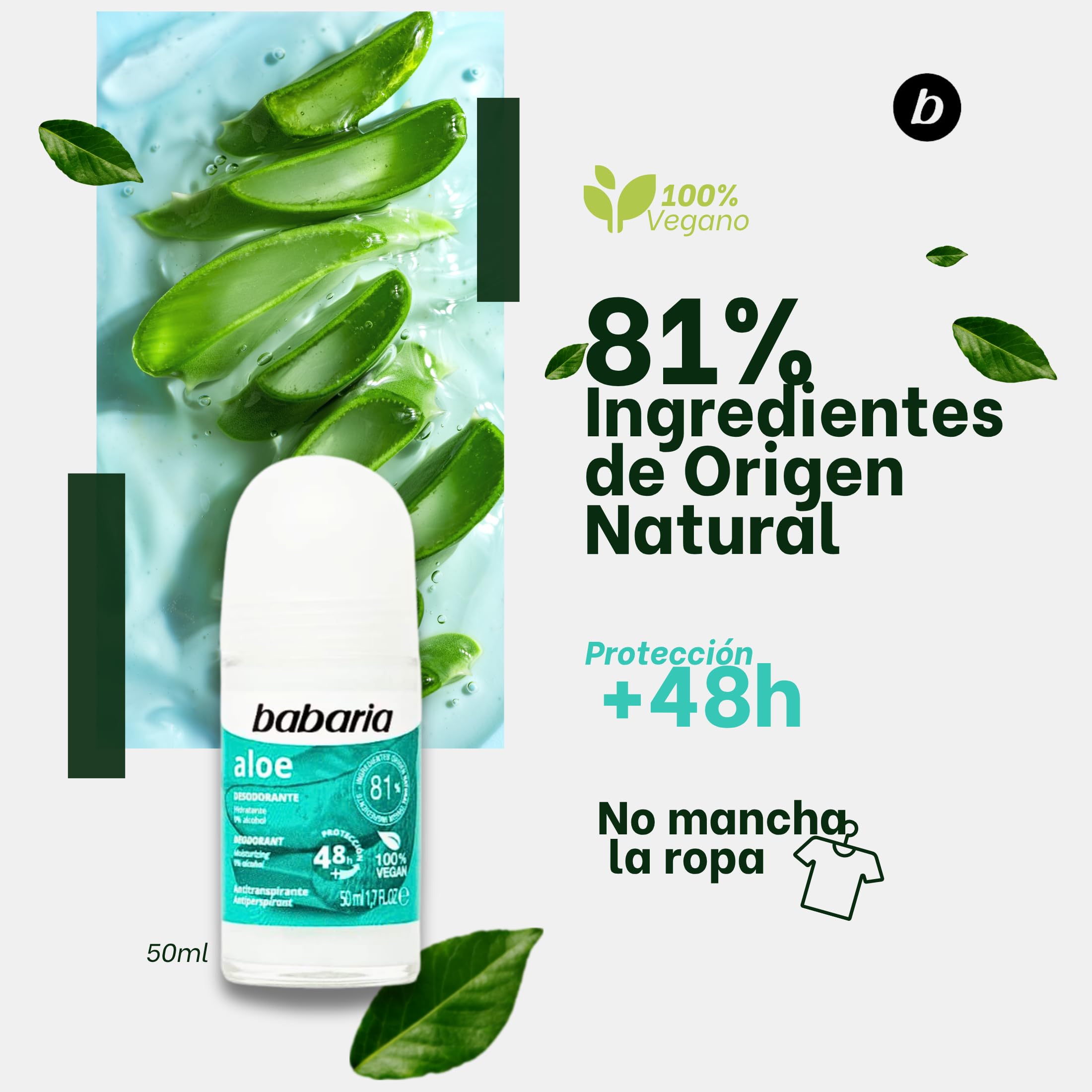 BABARIA DEO ROLL 50ML ALOE