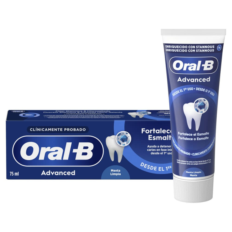 ORAL B DENT 75ML ADV F CON ESMALTE MENTA