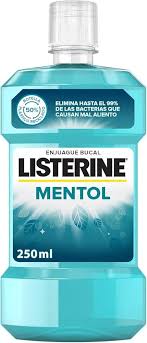 LISTERINE ELIXIR 250ML MENTOL SAB.SUAVE
