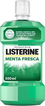 LISTERINE ELIXIR 500ML MENTA FRESCA
