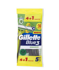 GILLETTE MAQ BLUE 3 P SENS 4 PLUS 1UND
