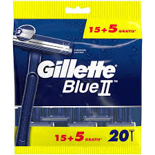GILLETTE MAQ BLUE II 15 PLUS 5U