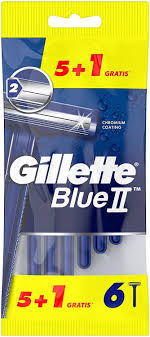 GILLETTE MAQ BLUE II 5 PLUS 1U