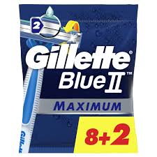 GILLETTE MAQ BLUE II MAXIMUM 8 PLUS 2U