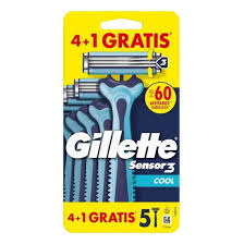 GILLETTE MAQ SENSOR3 COOL 4 PLUS 1