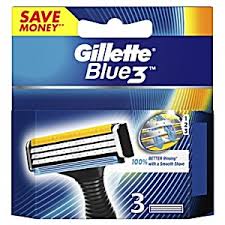 GILLETTE BLUE 3 CARG 3REC  EX