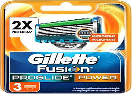 GILLETTE CARG FUS PROGLIDE POWER 3U