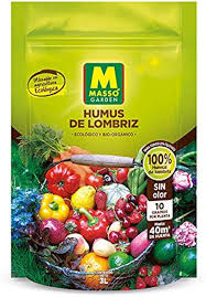MASSO HUMUS 100 PERCENT  DE LOMBRIZ 3L