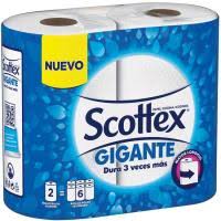 SCOTTEX PAPEL COCINA 2R GIGANTE