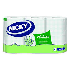 NICKY PAPEL HIG ALOE VERA 3C 6R