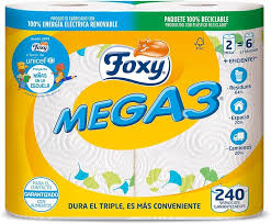 FOXY PAPEL COCINA MEGA3 2R 2=6R