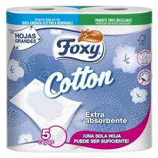 FOXY PAPEL HIG COTTON 5H 4R BCO