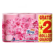 FOXY PAPEL HIG S SOFT 4 PLUS 2R ROSA