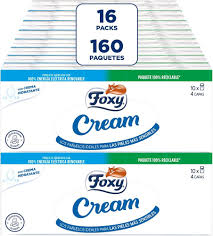 FOXY PANUELOS 10X9U CREAM