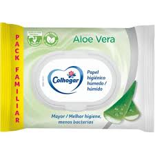 COLHOGAR PAPEL HIG 80UD HUMEDO ALOE TAPA