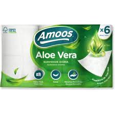 AMOOS PAPEL HIG ALOE DECO 6R