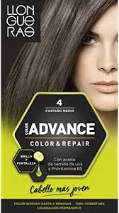 LLONGUERAS TINTE ADVANCE 4 CASTANO MEDIO