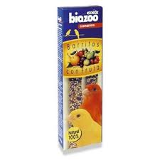 BIOZOO AVES BAR FRUTA CANARIOS 2U