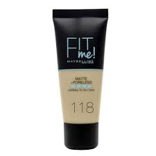 MAYBELLINE ROST FDT FIT ME MATT 118