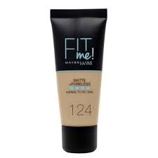 MAYBELLINE ROST FDT FIT ME MATT 124