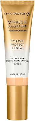 MAX FACTOR ROST MIR SECOND SKIN 002